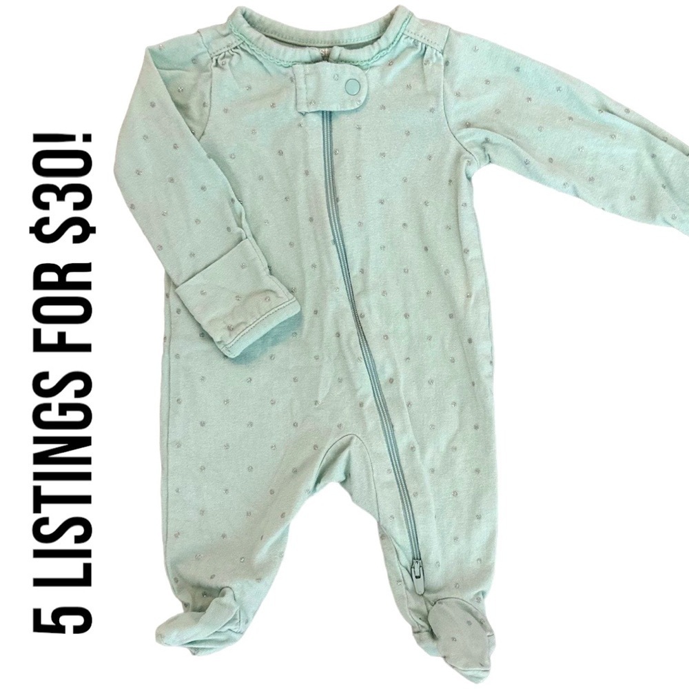 Baby girl newborn footies Carter’s